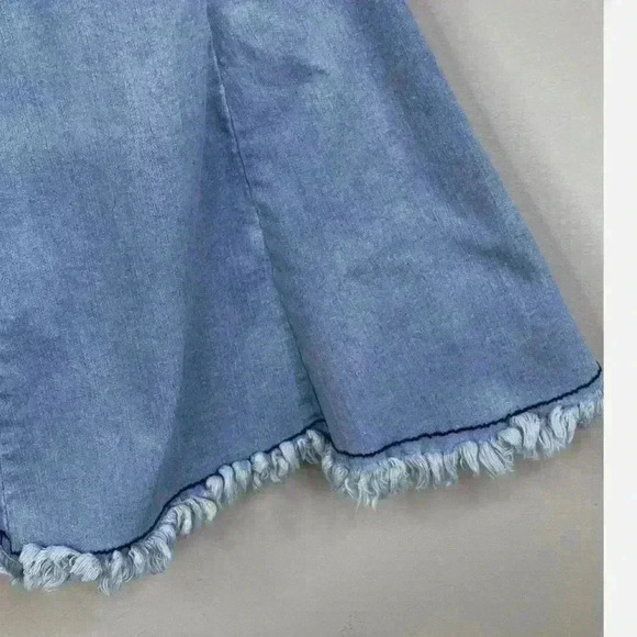 Altar'd State Tennley Flare Raw Hem Bell Bottom Jeans Womens size L - Picture 7 of 7